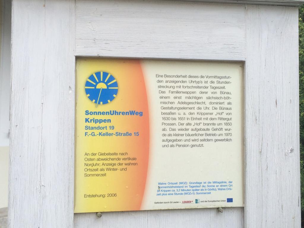 Pension Hoenel-Hof Bad Schandau Exterior foto