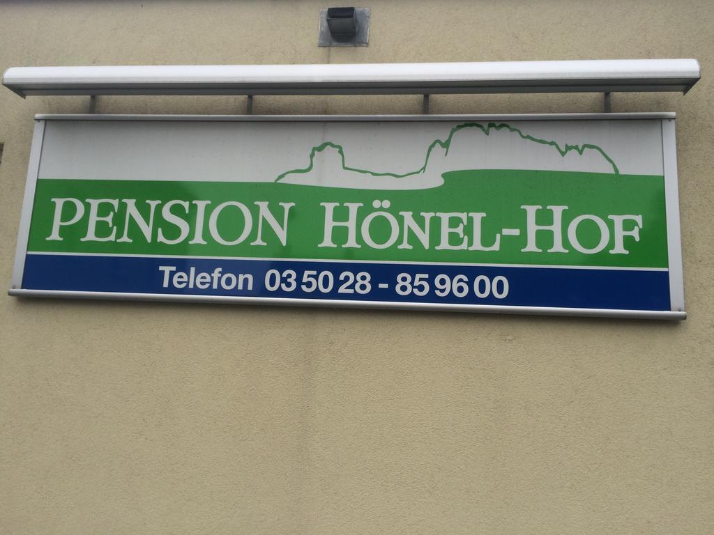 Pension Hoenel-Hof Bad Schandau Exterior foto